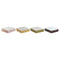 Box for Infusions DKD Home Decor Groen Mosterd Donkerbruin Metaal Kristal Hout MDF (4 Stuks)