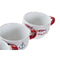 Set van koffiekopjes DKD Home Decor Rood Multicolour Metaal Keramiek 4 Onderdelen 190 ml