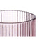 Glas Strepen Roze Kristal 270 ml (6 Stuks)