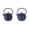 Theepot Home ESPRIT Blauw Wit Roestvrij staal Ijzer 600 ml (2 Stuks)