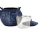 Theepot Home ESPRIT Blauw Wit Roestvrij staal Ijzer 600 ml (2 Stuks)