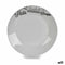 Platt tallrik Ø 24,4 cm Zwart Wit Porselein Pasta (10 Stuks)