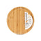 Snackdienblad Bruin Bamboe 24,7 x 1,5 x 24,7 cm (12 Stuks)