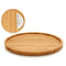 Snackdienblad Bruin Bamboe 24,7 x 1,5 x 24,7 cm (12 Stuks)