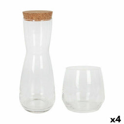 Glazenset Royal Leerdam Debonair Kruik 5 Onderdelen (4 Stuks)