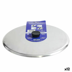 Deksel Braadpan VR Zilverkleurig Ø 30 cm Aluminium (12 Stuks)