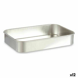 Braadslede Zilverkleurig Aluminium 31 x 5,5 x 21,5 cm (12 Stuks)