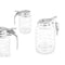 Honingpot Transparant Glas 10 x 12,3 x 7 cm (24 Stuks)