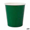 Glazenset Algon Wegwerp Karton Groen 20 Onderdelen 120 ml (24 Stuks)