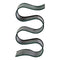 Flessenrek 17 x 15 x 31,5 cm Metaal Donkergroen
