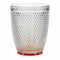 Glas Punten Amber Transparant Glas (300 ml) (6 Stuks)