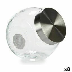 Koekblik Metaal 2 L 13 x 17 x 17,5 cm (8 Stuks)