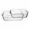 Set met ovenschalen Pasabahce 1690037 Transparant Kristal 1 L (2 Onderdelen)