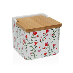 Zoutvaatje met deksel Versa Lover Keramisch Dolomite 12,2 x 11,5 x 12,2 cm