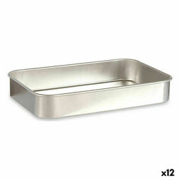 Braadslede Zilverkleurig Aluminium 23,5 x 6 x 36 cm (12 Stuks)