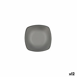 Aperitiefschaaltje Bidasoa Gio Grijs Plastic 13 x 13 cm 12 Stuks