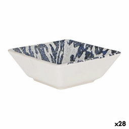 Kom La Mediterránea Horus Porselein Wit 13 x 13 x 5 cm (28 Stuks)