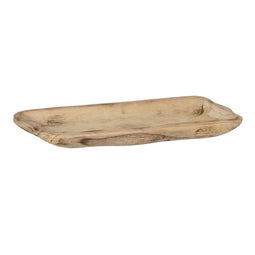Dienblad Natuurlijk Hout 55 x 23 x 5 cm