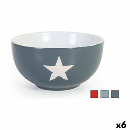 Kom Home Style Star 525 ml Keramisch (6 Stuks)