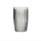 Glazenset Bidasoa Gio Met reliëf Grijs Glas 350 ml (6 Stuks)