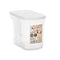 Organiser voor de koelkast Grijs Transparant Plastic 2,5 L 20,5 x 17 x 13 cm (24 Stuks)