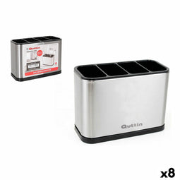 Bestek afdruiper Quttin 137516 Roestvrij staal Staal (8 Stuks)