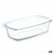 Serveerschaal Vivalto T12-18 Transparant Borosilicaatglas 1,6 L 27 x 7,2 x 14 cm Met handvatten (...