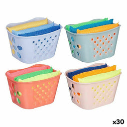 Set schuursponsjes Mand Plastic (30 Stuks)