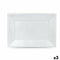 Set van herbruikbare borden Algon Wit Plastic Rechthoekig 33 x 23 cm (36 Stuks)