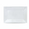 Set van herbruikbare borden Algon Wit Plastic Rechthoekig 33 x 23 cm (36 Stuks)
