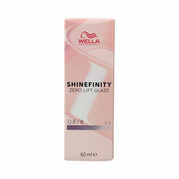 Permanente kleur Wella Shinefinity Nº 08/8 (60 ml)