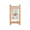 Opvouwbaar Flessenrek Natuurlijk Bamboe 54 x 15 x 21,5 cm (6 Stuks)