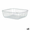 Fruitschaal Zilverkleurig Metaal 30 x 9 x 30 cm (6 Stuks)