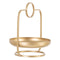 Snackdienblad 26,5 x 25 x 32,5 cm Gouden Metaal