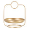 Snackdienblad 26,5 x 25 x 32,5 cm Gouden Metaal