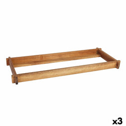 Houder Viejo Valle Acacia 53 x 16,2 x 4 cm (3 Stuks)