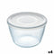 Ronde Lunchtrommel met Deksel Pyrex Cook & Freeze 1,6 L 17 x 17 x 12 cm Transparant Siliconen Gla...