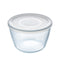 Ronde Lunchtrommel met Deksel Pyrex Cook & Freeze 1,6 L 17 x 17 x 12 cm Transparant Siliconen Gla...