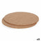 Set Placemat 18 x 0,5 x 18 cm Natuurlijk Kurk (12 Stuks)