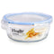 Hermetische Lunchtrommel Rond Blauw 860 ml 16,5 x 7,5 x 16,5 cm (12 Stuks)
