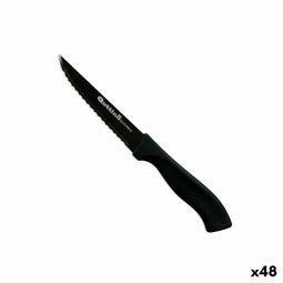 Gekarteld mes Quttin Dark 11 cm (48 Stuks)