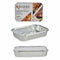 Set Keukenservies Wegwerpbaar Met deksel Aluminium 21 x 6 x 30,5 cm (24 Stuks)