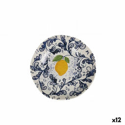 Diep bord La Mediterránea Iberica Limoi (12 Stuks)