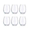 Glazenset Amber Transparant Glas 350 ml (4 Stuks)