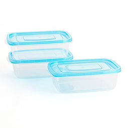 Set Lunchboxen Quid Refresh 3 Onderdelen Blauw Plastic
