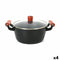Kookpot met Glazen Deksel Quttin Doha 34 X 24 X 13 CM (4 Stuks)