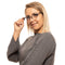 Uniseks Brillenframe Lozza VL4145 480BLK