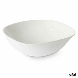 Kom Wit 17,5 x 6 x 17,5 cm (36 Stuks) Vierkant