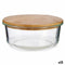 Ronde Lunchtrommel met Deksel Bamboe 17 x 7 x 17 cm (12 Stuks)
