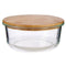 Ronde Lunchtrommel met Deksel Bamboe 17 x 7 x 17 cm (12 Stuks)
